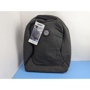 Lexon Eve Anti Theft Backpack Laptop Bag By Luca Artioli LN2200WG Black Gray